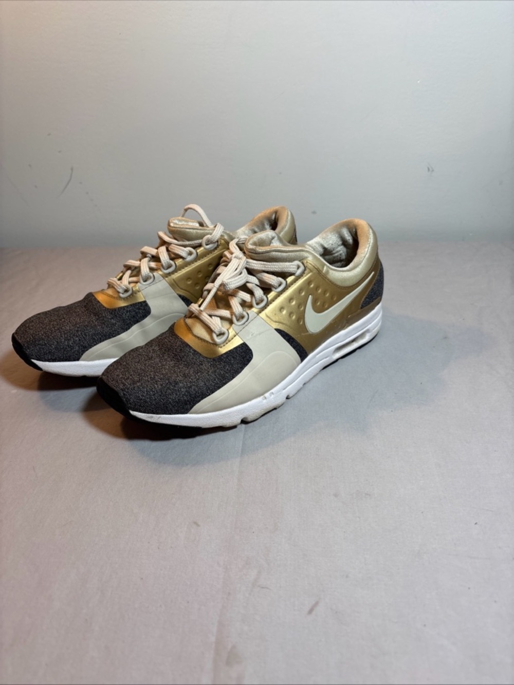 Nike Gold, Charcoal & Cream Women's Sneakers